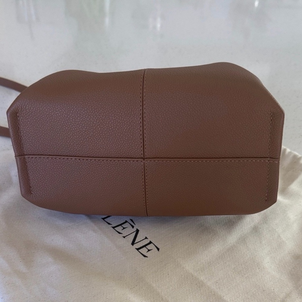 Polene Numero Neuf Mini Textured Camel - Picture 13 of 15